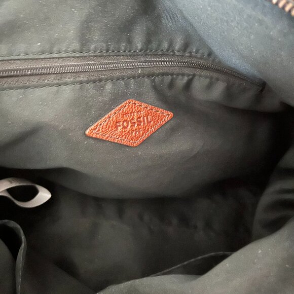 Fossil pebbled leather crossbody bag - Picture 3 of 7